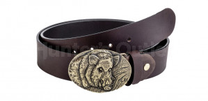 Akah Leather belt Wild Boar 105 - 120cm