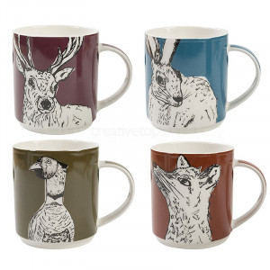 4 Mugs gift box INTO THE WILD